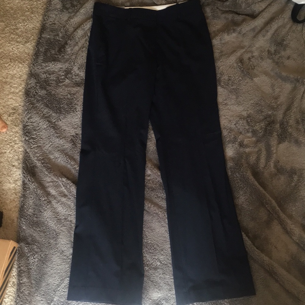 Ann Taylor navy classic fit pant